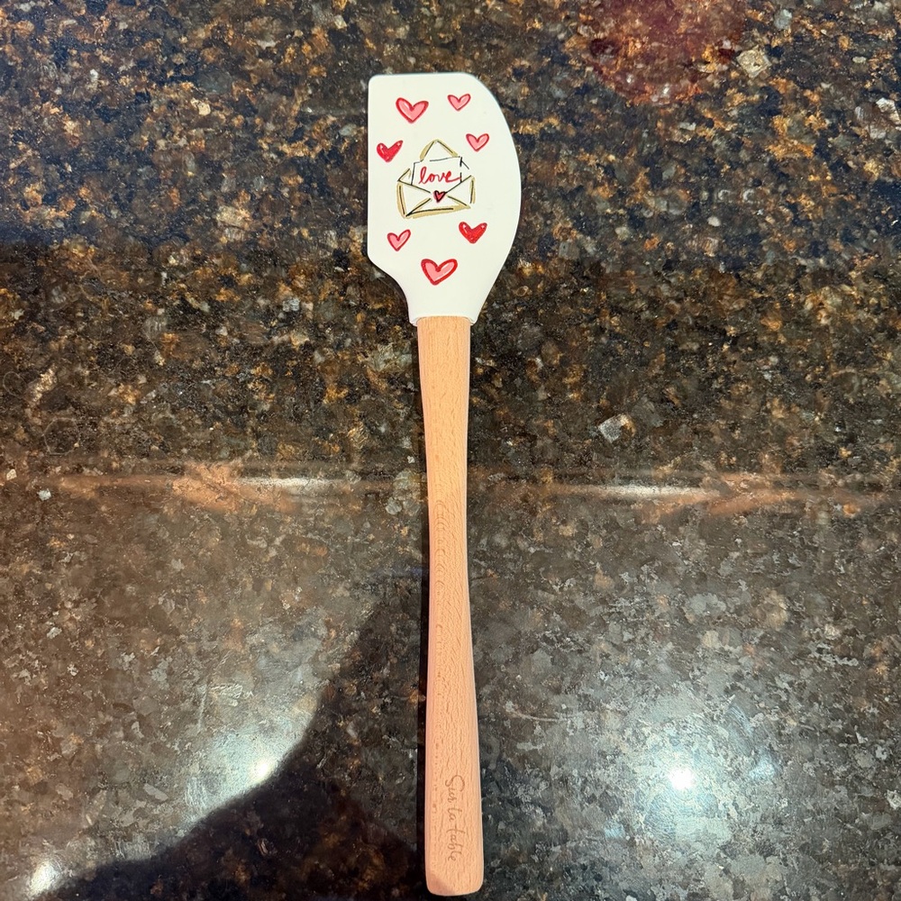 Sur La Table Valentine's Day Heart Spatula - Picture 2 of 5